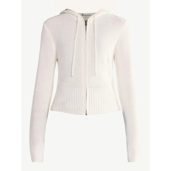 No Boundaries Sweaters - No Boundaries Women's Two Way Zip Up Hoodie Sweater, Lightweight, Size XS(0-2)